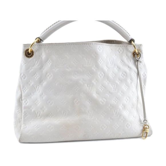 Louis Vuitton Artsy MM White Monogram Empreinte Leather Hobo Bag - Picture 1 of 9